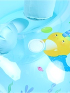 Круг для плавания детский с погремушкой 70 см, цвет голубой - фото 123144746