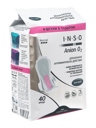 Прокладки INSO «Нормал», 40 шт.