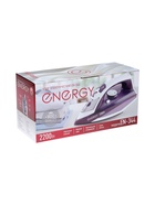 Утюг ENERGY EN-344, 2200 Вт, тефлоновое покрытие, 350 мл, подача пара до 25 г/мин, фиолетовый - Фото 11