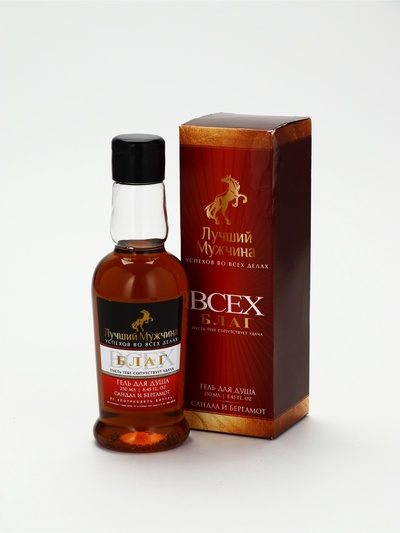 УЦЕНКА Гель для душа «Лучший мужчина», 250 мл, аромат сандал и бергамот