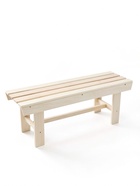 Лавка деревянная для дачи и бани, 120×40×41 см, из наличника - Фото 1