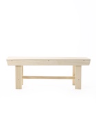 Лавка деревянная для дачи и бани, 120×40×41 см, из наличника - Фото 2