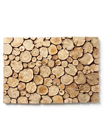 Панно из можжевельника для бани, 48.5×69.5 см