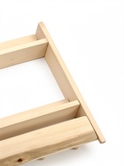 Полка-вешалка для бани и сауны «Двухуровневая», 39×7×40 см, деревянная, 4 крючка - фото 809647050