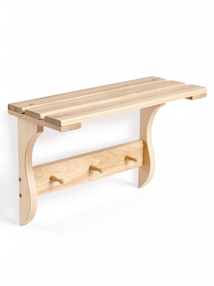 Полка - вешалка 