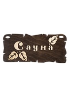 Табличка банная "Сауна" 25х17 см - фото 809622326