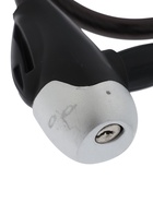 УЦЕНКА Замок навесной велосипедный LOCKLAND, 10х650 мм, перфорированный ключ, цвет черный - Фото 2