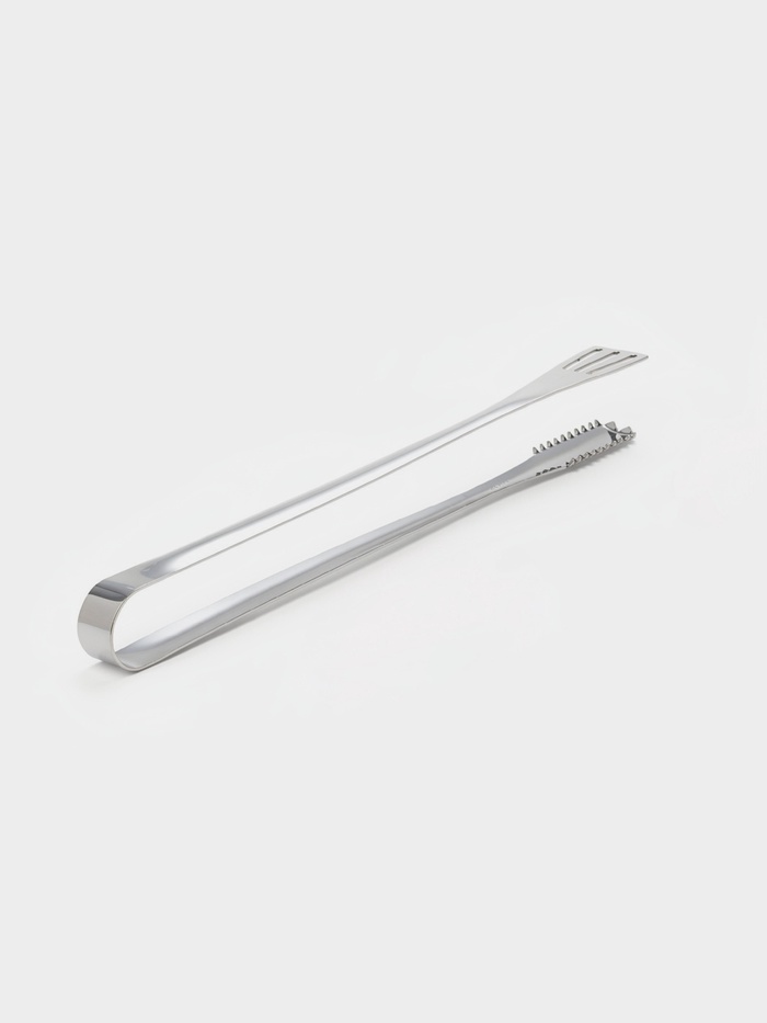 Щипцы для стейка, длина 35 см, толщина 1.8 мм, нержавеющая сталь, серебристые