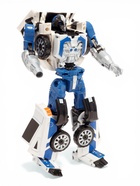 Робот «Полицейская машина», с металлическими элементами, трансформируется - фото 9536629