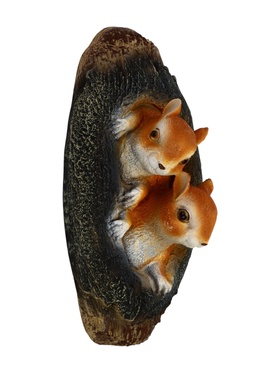 Садовая фигура «Белки» из полистоуна, 12×11×30 см