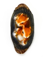 Садовая фигура «Белки» из полистоуна, 12×11×30 см - Фото 3