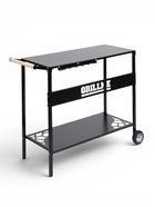 Столик на колесах Grillme, 35×115×83 см, для мангала, сталь 1 мм, чёрный 11016897 - фото 10058328
