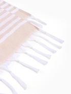 Полотенце пляжное пештемаль «Этель», 75×170 см, бежевое - Фото 3