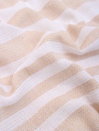 Полотенце пляжное пештемаль «Этель», 75×170 см, бежевое - Фото 4