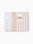 Полотенце пляжное пештемаль «Этель», 75×170 см, бежевое - Фото 7