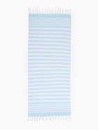 Полотенце пляжное пештемаль «Этель», 75×170 см, голубое - Фото 2