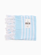 Полотенце пляжное пештемаль «Этель», 75×170 см, голубое - Фото 7