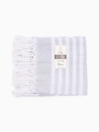 Полотенце пляжное пештемаль «Этель», 75×170 см, серое - Фото 7