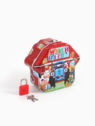 Макси - пазлы в металлической копилке с замочком «Синий трактор» 10952684