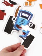 Макси - пазлы в металлической копилке с замочком «Синий трактор» 10952684