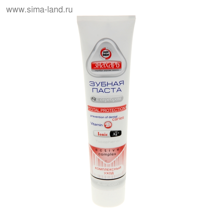 Зубная паста Знахарь Total Protection 150 гр - Фото 1