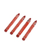 УЦЕНКА Мелки разметочные ЛОМ, восковые,110 мм, в упаковке 4 шт., красные - Фото 2