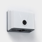 УЦЕНКА Диспенсер бумажных полотенец в листах, пластик белый - Фото 4