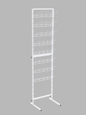 Стойка торговая, стенд-трансформер 2в1, напольный, 175*43*35 см, белый