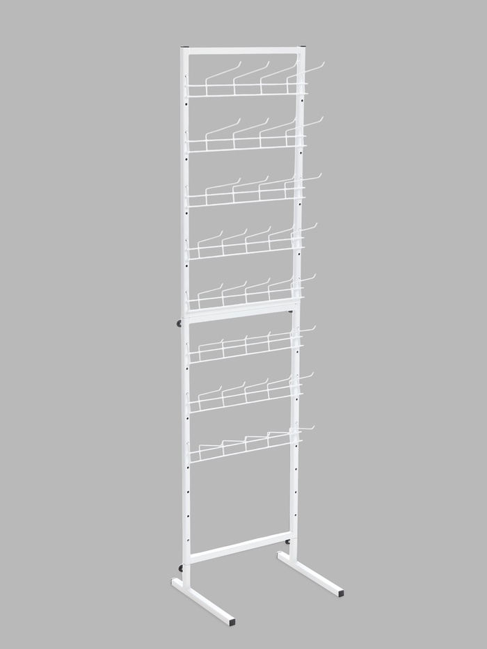 Стойка торговая, стенд-трансформер 2 в 1, напольный, 175×43×35 см, белый