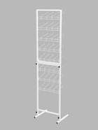 Стойка торговая, стенд-трансформер 2 в 1, напольный, 175×43×35 см, белый - Фото 8