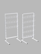 Стойка торговая, стенд-трансформер 2 в 1, напольный, 175×43×35 см, белый - Фото 4