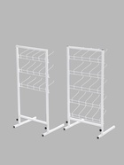 Стойка торговая, стенд-трансформер 2 в 1, напольный, 175×43×35 см, белый - Фото 9