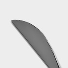 УЦЕНКА Набор ножей столовых 22.4 см Magistro «Блинк» цвет серебро, на подвесе 6 шт. - Фото 3