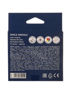 Восковые мелки 12 цветов, ErichKrause Kids Space Animals, трёхгранные - Фото 11