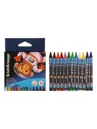 Восковые мелки 12 цветов, ErichKrause Kids Space Animals, трёхгранные - Фото 6