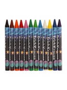 Восковые мелки 12 цветов, ErichKrause Kids Space Animals, трёхгранные - Фото 8