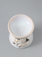 УЦЕНКА Аромалампа керамика + ароматический воск "Слон со слонёнком" светлый беж 10х10х9 см 1032360 - Фото 6