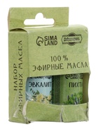 УЦЕНКА Набор эфирных масел пихта, эвкалипт, "Добропаровъ", 2 шт по 17 мл - Фото 1