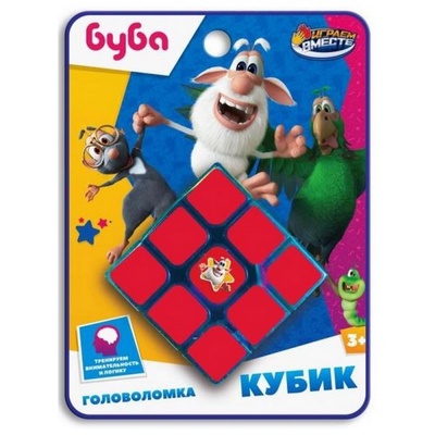 УЦЕНКА Логическая игра «Буба» кубик 3×3, блист.12×16×8 см
