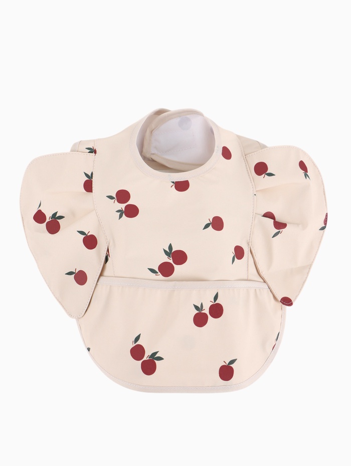 Нагрудник для кормления, непромокаемый с карманом, бежевый M&B