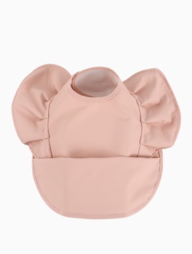 Нагрудник для кормления, непромокаемый, розовый M&B