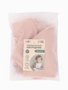 Нагрудник для кормления, непромокаемый, розовый M&B - фото 123133226