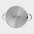 Кастрюля Катунь «Гретта», 7.3 л, d=22 см, капсульное дно, индукция, нержавеющая сталь, AISI - 201 - Фото 6