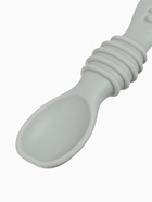 Ложка детская для прикорма, силикон, набор 2 шт., серый M&B - Фото 4