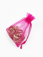Набор мешочков подарочных 100 шт. 9×12 см, малиновый - Фото 2