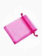 Набор мешочков подарочных 100 шт. 9×12 см, малиновый - Фото 4