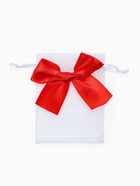 Набор мешочков подарочных 50 шт. «Бант органза», 7×9 см, бело-красный - Фото 3