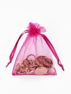 Набор мешочков подарочных 100 шт. 7×9 см, малиновый - Фото 1