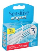 Кассеты женские E-Xact 3 лезвия, 4 шт. - фото 809622963