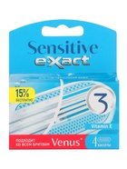 Кассеты женские E-Xact 3 лезвия, 4 шт. - фото 809622964